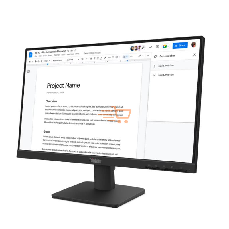 21.5 LENOVO S22-4E THINKVISION 64CBKAT6TK FHD 4MS 100HZ HDMI+VGA WLED MONITOR (3 YIL GARANTİ)