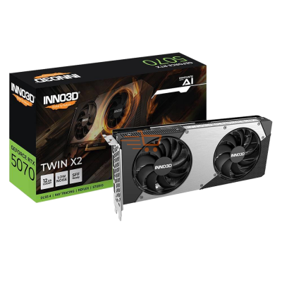 Inno3D RTX5070 Twin x2 12GB 192Bit GDDR73x DP, HDMI, DLSS 4, NVIDIA Reflex 2