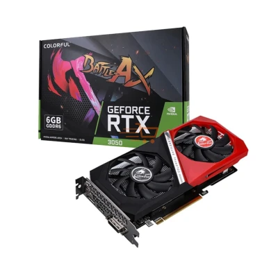 Colorful RTX3050 Nvidia GDDR6 96Bit Hdmi.Display Çift Fan 6GB V2-V Ekran Kartı